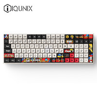 IQUNIX F97-涂鸦日记-白 机械键盘 三模热插拔客制化键盘 无线蓝牙游戏键盘 100键电脑键盘 cherry红轴无光版