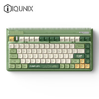 IQUNIX OG80露营 机械键盘 三模热插拔客制化键盘 无线蓝牙游戏键盘 83键电脑键盘 cherry青轴无光版