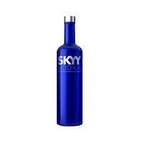 SKYY 深蓝 伏特加SKYY进口原味VODKA洋酒750ml*1瓶（新老包装随机发货）