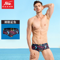 Few 飘 新品男士泳裤时尚印花性感游泳裤M2129 01 S