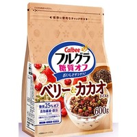 临期品：Calbee 卡乐比 可可莓莓味麦片 600g/袋