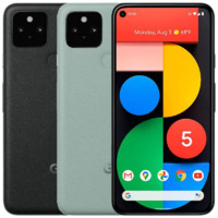 谷歌（Google）Pixel 5谷歌五代智能手 移动联通4G 单卡 原生安卓系统可支持5G Pixel 5 绿色 欧版 官方标配 128GB