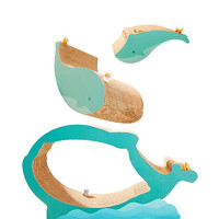 美芙 小鲸鱼猫抓板组合3件套 超大瓦楞纸猫窝猫爪器 防抓沙发猫咪玩具用品送猫薄荷