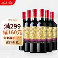 圣丽塔 国家画廊 赤霞珠 干型红葡萄酒 6瓶*750ml套装
