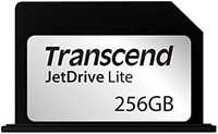 Transcend 创见 JetDrive Lite 330 存储扩展卡 13 英寸 MacBook Pro（TS64GJDL330） 黑色, 银色 256 GB