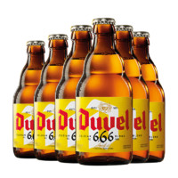 督威（DuveL）督威三花/黄金艾尔/督威6.66啤酒 比利时原装进口 精酿啤酒组合装瓶装整箱 督威6.66啤酒330ml*6瓶