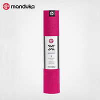 Manduka X 多功能健身瑜伽垫双用垫仰卧起做垫青蛙垫5mm缓冲高密度TPE耐磨材质刘畊宏跳操神器180*61cm-深粉