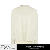 Yohji Yamamoto 山本耀司 女士纯色休闲针织衫YQ-K67-047 米色 S