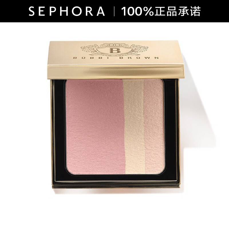 芭比波朗（Bobbi Brown）芭比波朗盈亮三色腮红盘 6.6g,2号