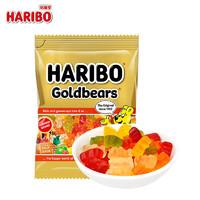 HARIBO 哈瑞宝 土耳其进口小熊软糖 进口零食果汁橡皮糖qq糖混合水果80g