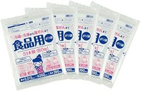 Gambol 渡边 工业 塑料袋 食品用保鲜袋 80个装X5册 合计400张套装 半透明 R-26