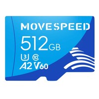 MOVE SPEED 移速 YSTFT300 MicroSD存儲卡 512GB（V60、U3、A2）