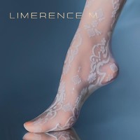 Limerence M 淶覓潤絲 鏤空花卉提花薄款絲襪連褲襪