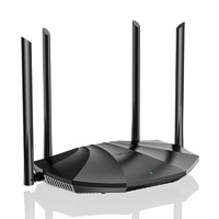 Tenda 騰達 AX2 雙頻1500M 家用千兆無線路由器 Wi-Fi 6 黑色 單個裝