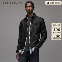 ALLSAINTS男士飞行员皮衣Lark真皮夹克春季新款痞帅风外套ML141H