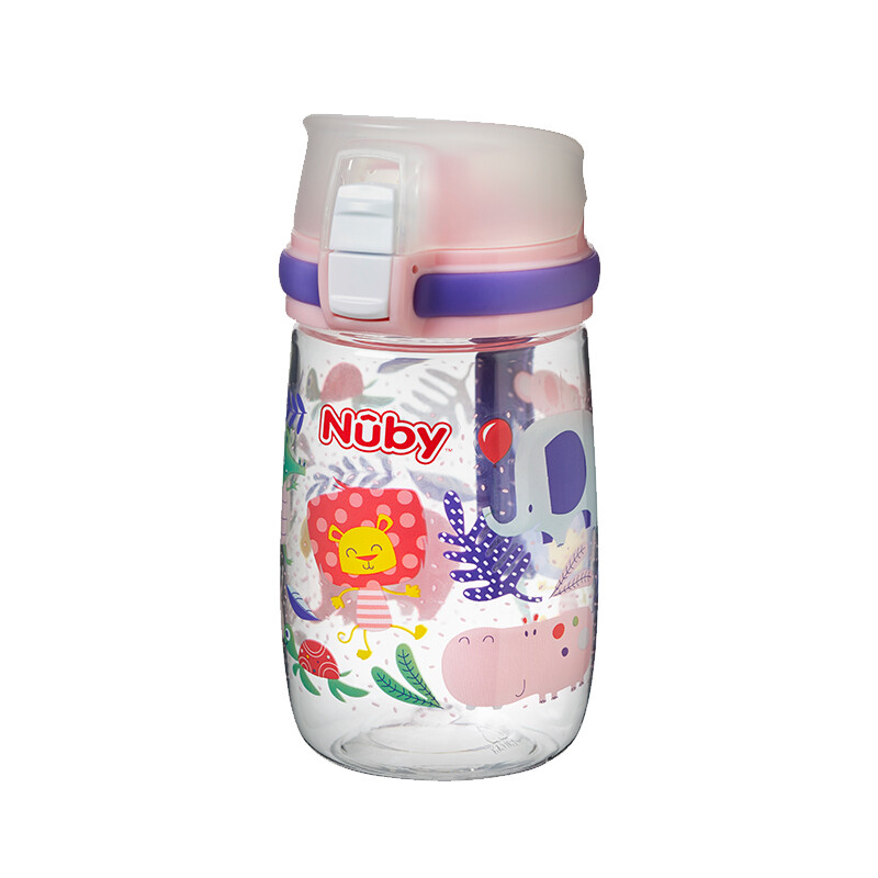 Nuby 努比 tritan 迷你运动水杯儿童大肚杯 粉色300ml