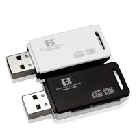 FB 灃標 USB2.0_FB-360白色 二合一（SD卡、TF卡）