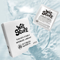 Wet Stuff 人体润滑剂 便携装润滑剂12片装 (赠6片装1盒)
