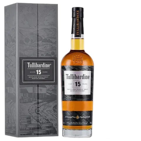TULLIBARDINE plus:图里巴丁 高地15年波本桶单一麦芽威士忌700ml