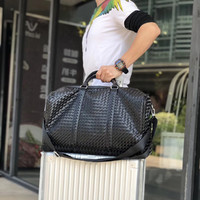 BRINCH 2022新款大容量行李包短途出行商务旅行包户外旅游单肩手提编织包