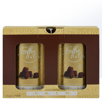Mathez 法国松露巧克力零食原味礼盒装500gX2罐零食（代可可脂）