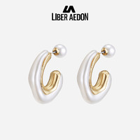 LIBER AEDON LA励柏艾顿法式小香风C形耳环
