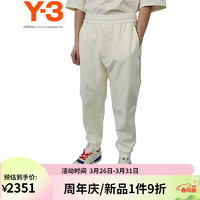 Y-3SUPERSTAR TP春上新款男士卫裤运动休闲裤38HZ0159 白色 S