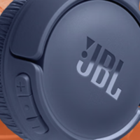 JBL 杰宝 TUNE 520BT 耳罩式头戴式动圈降噪蓝牙耳机 蓝色