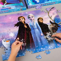 抖音超值购：迪士尼乐园度假区 冰雪奇缘儿童益智拼图100片女孩智力玩具6-12岁迪士尼公主拼图