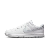 NIKE 耐克 Dunk Low Retro 男子运动板鞋 DV0831-101 白色/白金色 42