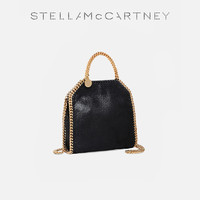 STELLA McCARTNEY 斯特拉·麦卡特尼 [FALABELLA]Stella McCartney金色链饰黑色女士小号托特包