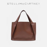 STELLA McCARTNEY 斯特拉·麦卡特尼 [LOGO]Stella McCartney肉桂色内含小包手提包徽标托特包