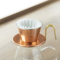 Kalita WDC-155 手冲咖啡滤杯，铜制