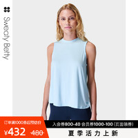 Sweaty Betty Draped弹力柔软圆领无袖运动背心T恤女23新品SB9147