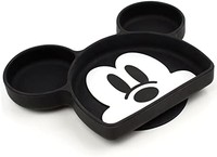 BUMKiNS Disney 硅胶抓握盘，可用于微波炉洗碗机，米老鼠