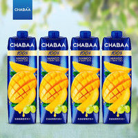 CHABAA 芭提娅 泰国进口   桃芒汁1L*1瓶