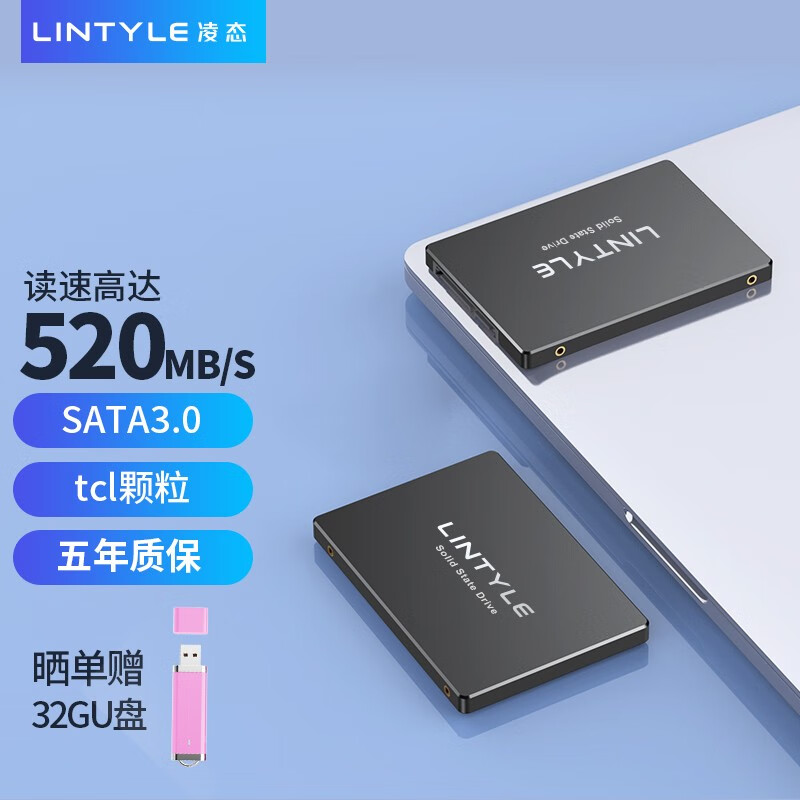 LINTYLE 凌态 X12 SSD固态硬盘 480GB SATA3.0