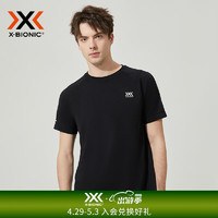 X-BIONIC XBIONIC激能轻量 男子银纤维抗菌抑臭短袖T恤 XTM-22607 暗夜黑 L
