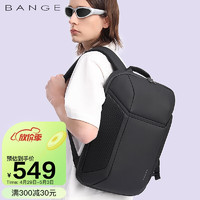 班歌男士商务背包原创科技感双肩包欧美风时尚潮流电脑包7710黑色