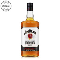 JIM BEAM 金宾 官方授权  大白占边1.75L 1750ml大瓶