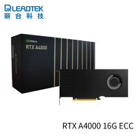 LEADTEK 丽台 NVIDIA RTX A4000 16G GDDR6 显卡 16GB 黑色