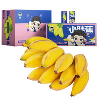 桃小蒙小胖蕉苹果蕉 福建土香蕉新鲜水果现摘当季 彩箱4.5-5斤1-2串