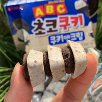 乐天（LOTTE）韩国进口零食ABC限定牛奶巧克力字母曲奇松脆 曲奇巧克力饼干一盒