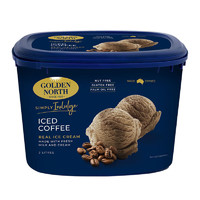 Golden North 金诺斯 金若丝 冰咖啡味冰淇淋 2L*1桶/940g 家庭装鲜奶雪糕冰激凌