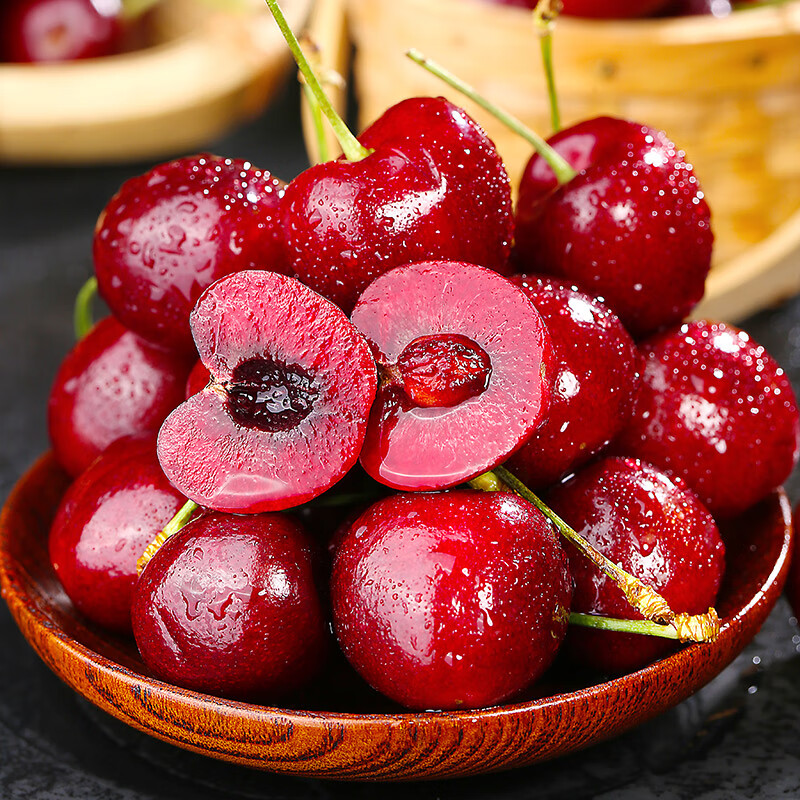 乡语小吖大连美早樱桃 2斤1J装 果经26-28mm 国产大樱桃时令新鲜水果 生鲜