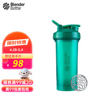 BlenderBottle Blender Bottle V2蛋白粉摇摇杯奶昔杯运动健身水杯绿色约819ml