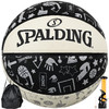 SPALDING 斯伯丁 涂鴉系列 7號橡膠籃球 84-611Y