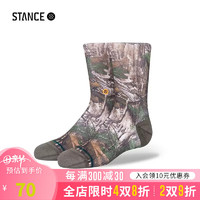 STANCERealtree联名款迷彩图案休闲袜男女中筒袜子童袜 迷彩色 M (38-42)