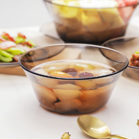 DURALEX 多莱斯 进口钢化玻璃水果沙拉碗家用大汤碗吃饭泡面燕麦碗