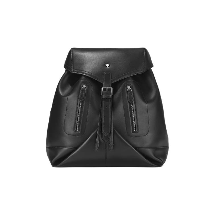 MONTBLANC 万宝龙 软皮系列 男女款双肩包 MB131210 经典黑 中号